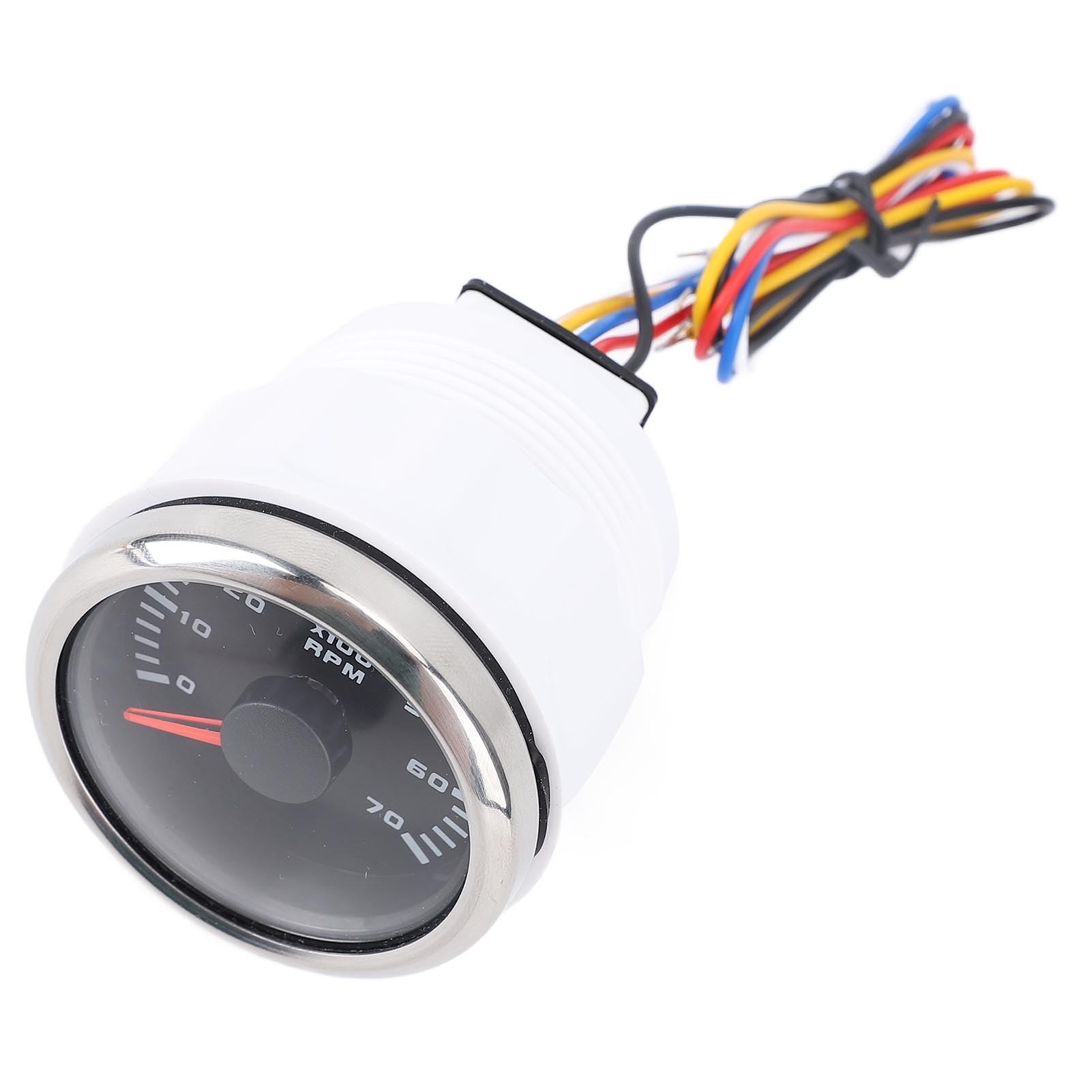 Amazon.co.jp: 車RPMゲージ52mm 7000RPM時間メーター付きタコメーター7